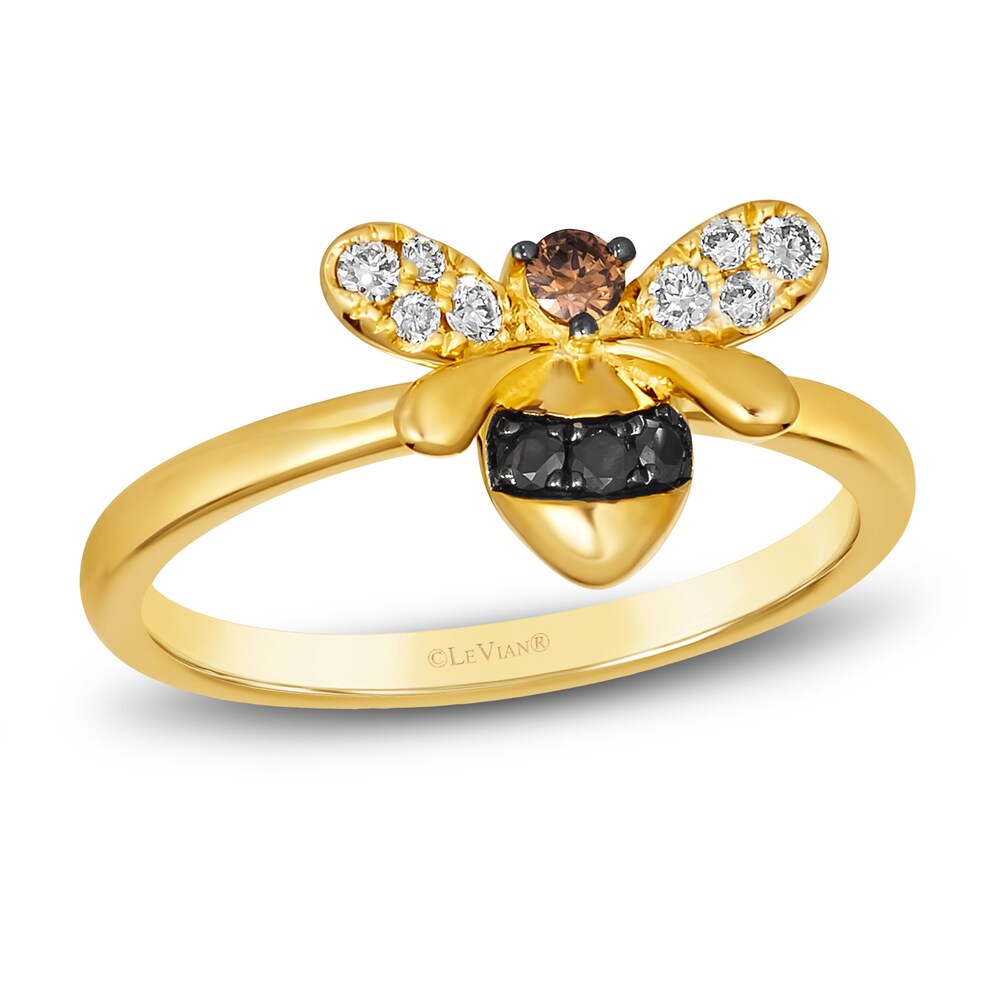 Le Vian Diamond Bee Ring 1/5 ct tw Round 14K Honey Gold SNqYtO2n Le Vian Diamond Bee Ring 1/5 ct tw Round 14K Honey Gold SNqYtO2n