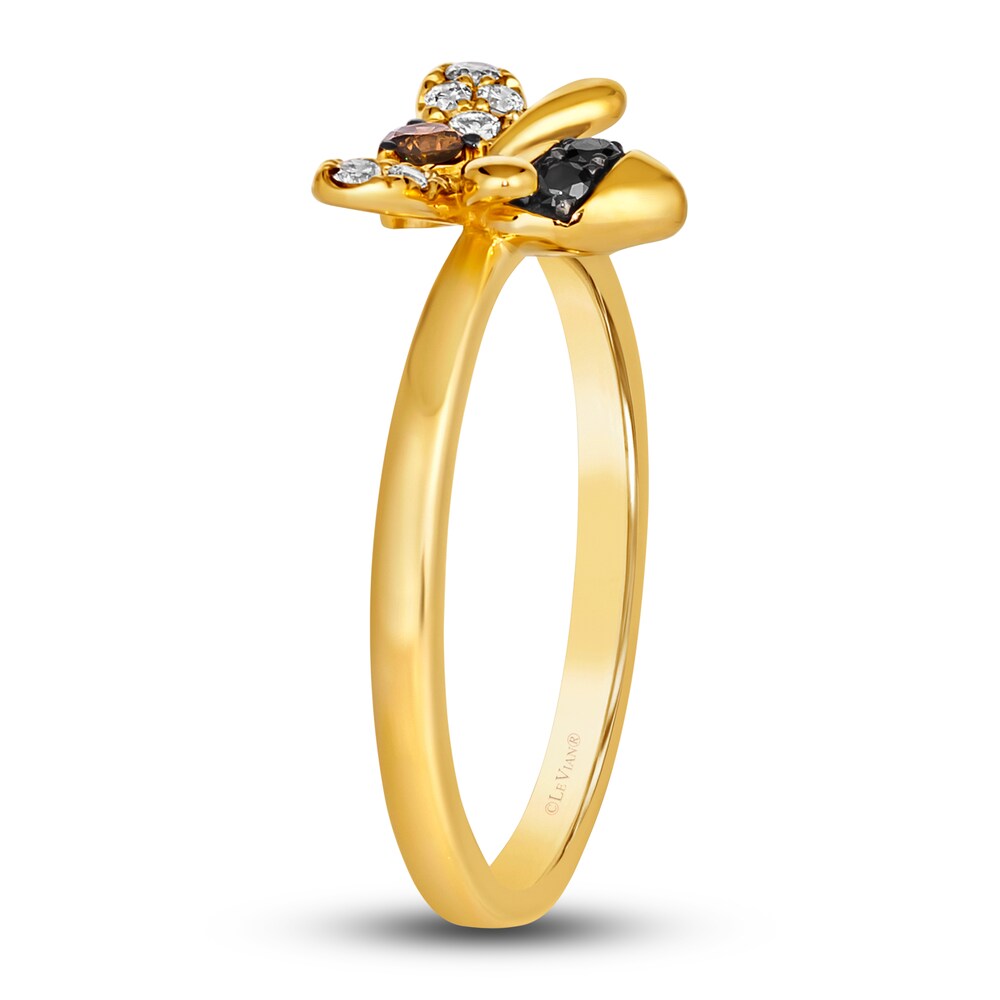 Le Vian Diamond Bee Ring 1/5 ct tw Round 14K Honey Gold SNqYtO2n Le Vian Diamond Bee Ring 1/5 ct tw Round 14K Honey Gold SNqYtO2n