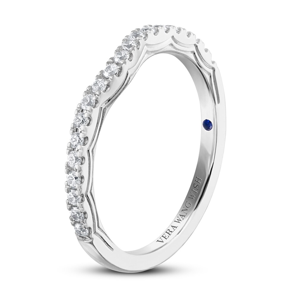 Vera Wang WISH Wedding Band 1/4 ct tw Diamonds 14K White Gold SPFlMkiu