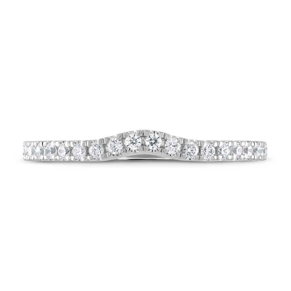 Vera Wang WISH Wedding Band 1/4 ct tw Diamonds 14K White Gold SPFlMkiu