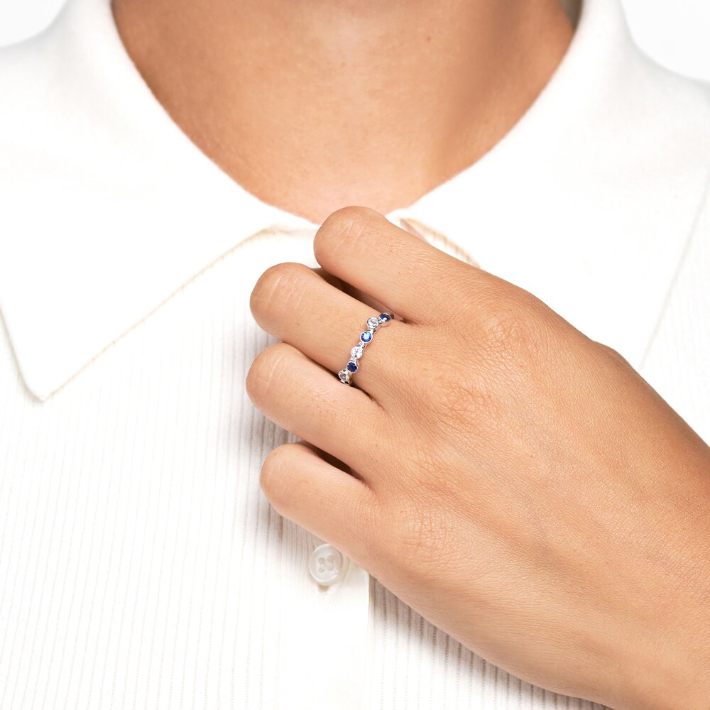 Juliette Maison Natural White Sapphire & Natural Amethyst Ring 10K Rose Gold SQBBPSnq Juliette Maison Natural White Sapphire & Natural Amethyst Ring 10K Rose Gold SQBBPSnq