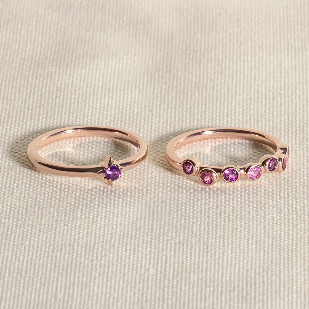 Juliette Maison Natural Blue Sapphire & Natural Ruby Ring 10K Yellow Gold SU17rVeI Juliette Maison Natural Blue Sapphire & Natural Ruby Ring 10K Yellow Gold SU17rVeI