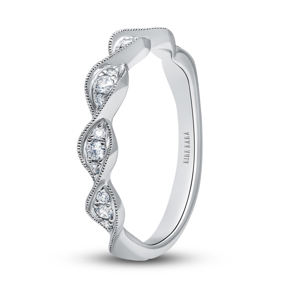 Kirk Kara Twisted Diamond Wedding Band 1/8 ct tw Round 18K White Gold ScpeeXrN Kirk Kara Twisted Diamond Wedding Band 1/8 ct tw Round 18K White Gold ScpeeXrN