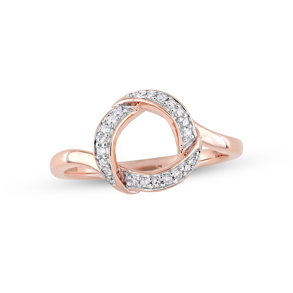 Diamond Ring 1/10 ct tw Round 10K Rose Gold SjaaBx4b Diamond Ring 1/10 ct tw Round 10K Rose Gold SjaaBx4b