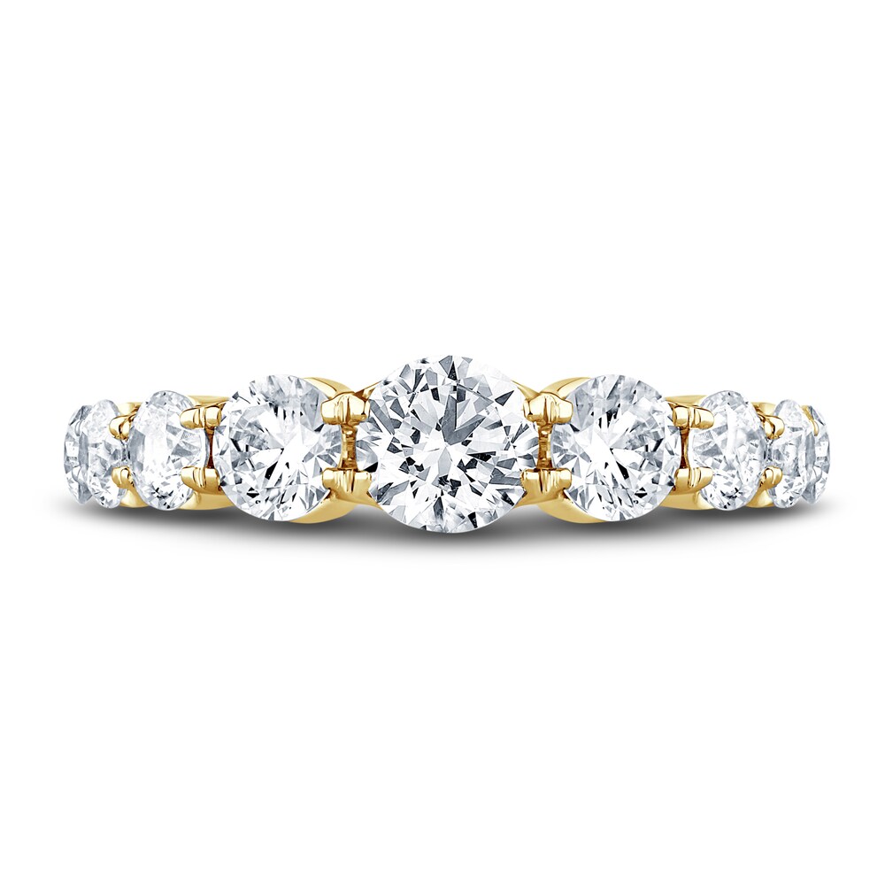 Pnina Tornai Lab-Created Diamond Anniversary Band 2 ct tw Round 14K Yellow Gold SldaBQWM Pnina Tornai Lab-Created Diamond Anniversary Band 2 ct tw Round 14K Yellow Gold SldaBQWM