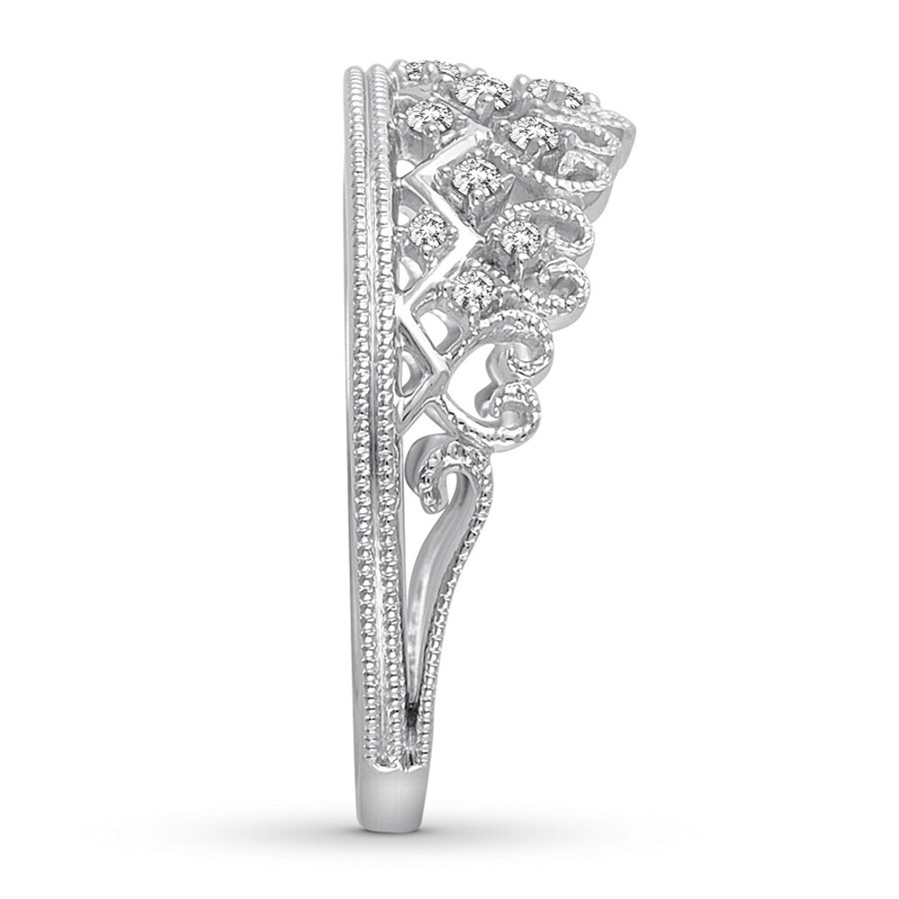 Diamond Tiara Ring 1/5 ct tw Round 14K White Gold SnWWTOwx Diamond Tiara Ring 1/5 ct tw Round 14K White Gold SnWWTOwx