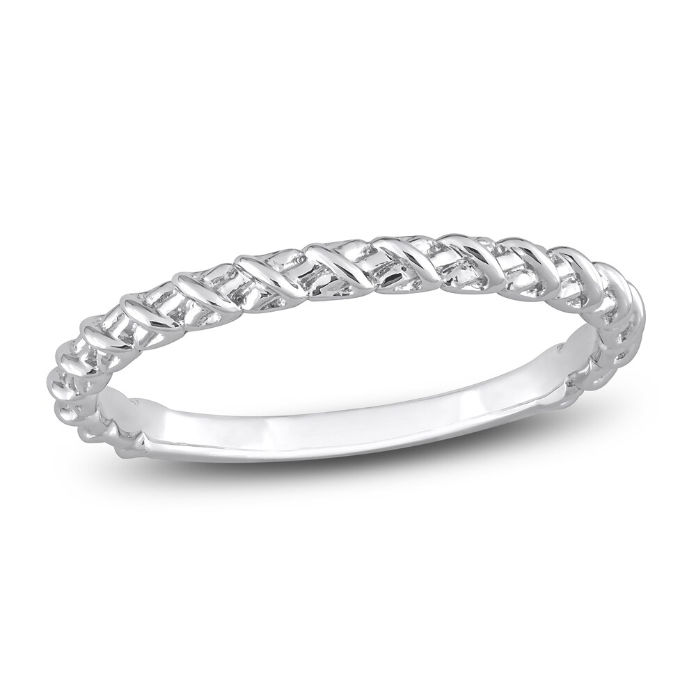 Y-Knot Wedding Band 14K White Gold 2.1mm Sqdjo4nL