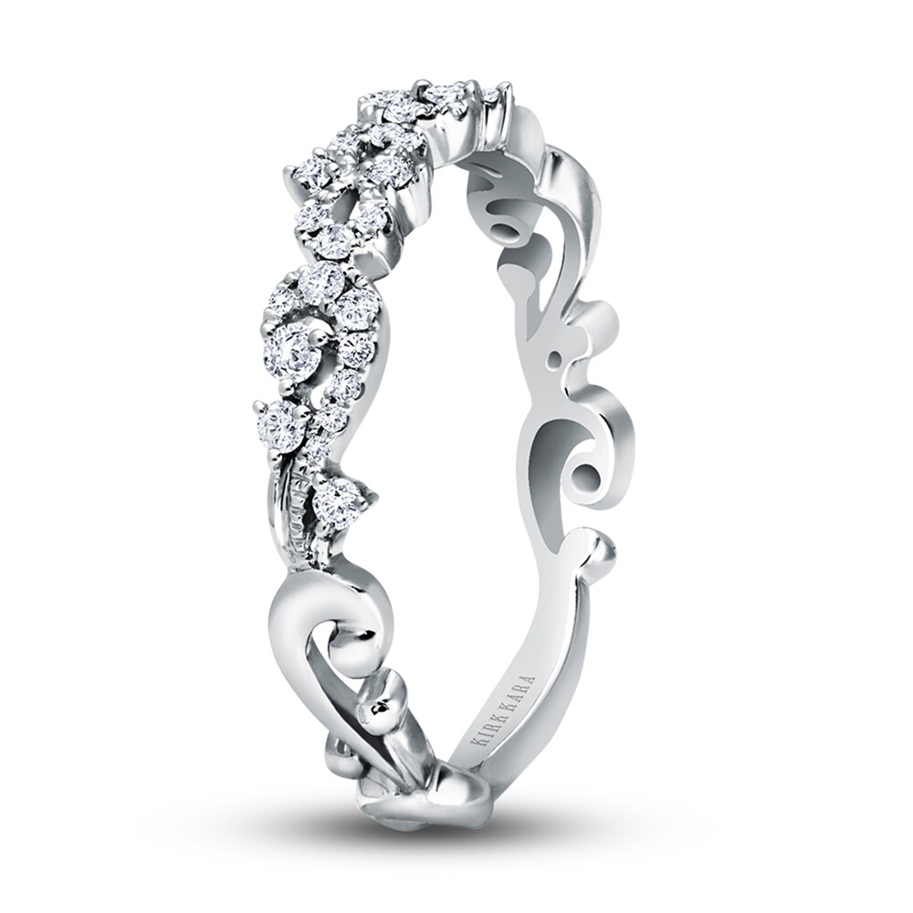 Kirk Kara Diamond Artisan Wedding Band 1/6 ct tw Round Platinum SwV1vM3F Kirk Kara Diamond Artisan Wedding Band 1/6 ct tw Round Platinum SwV1vM3F