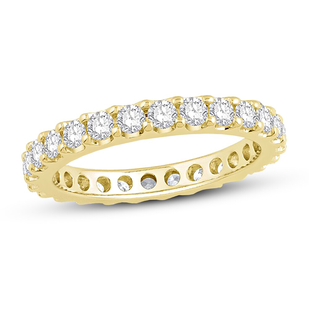 Diamond Eternity Band 1 1/2 ct tw Round 14K Yellow Gold Sxtru8mD Diamond Eternity Band 1 1/2 ct tw Round 14K Yellow Gold Sxtru8mD