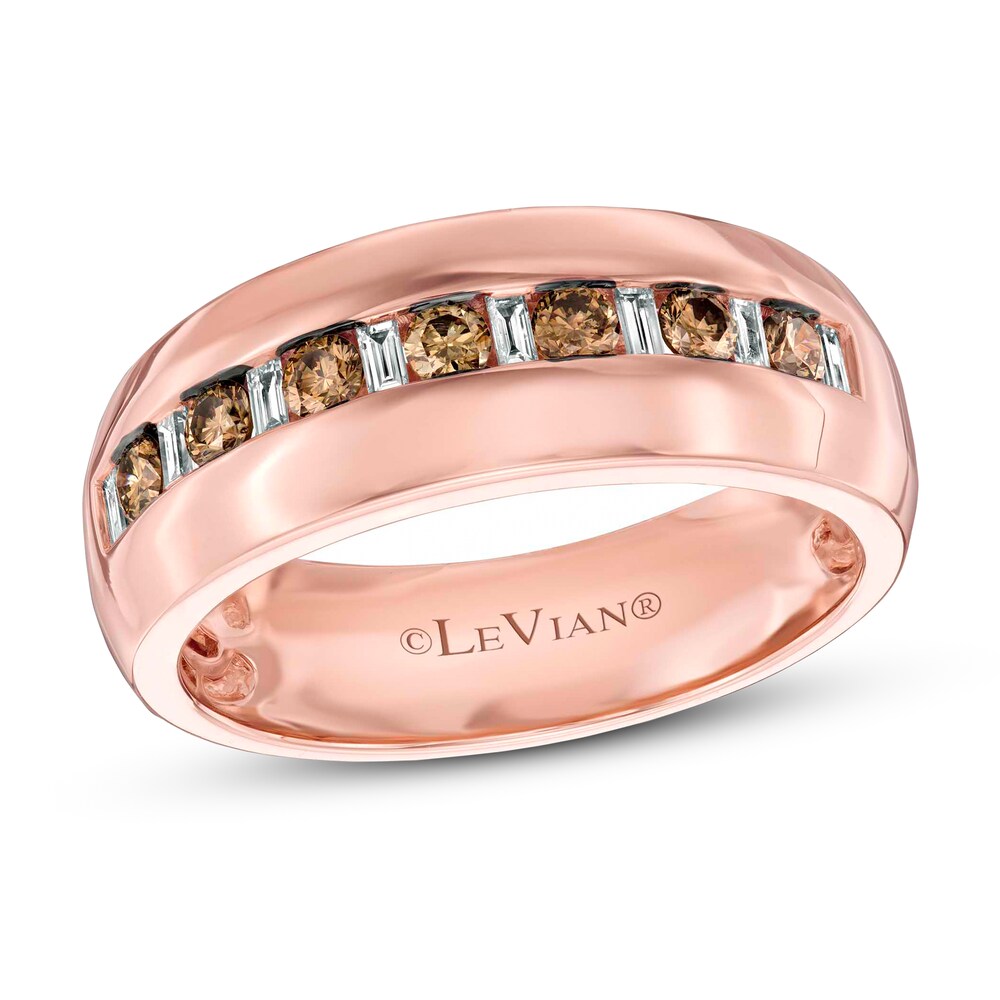 Le Vian Men's Diamond Ring 1/2 ct tw 14K Strawberry Gold TA68YJDQ Le Vian Men's Diamond Ring 1/2 ct tw 14K Strawberry Gold TA68YJDQ