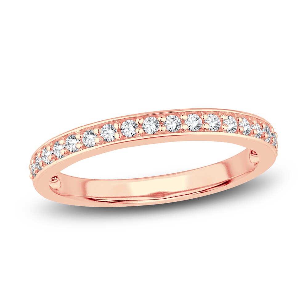 Diamond Anniversary Band 1/4 ct tw Round 14K Rose Gold TNuZA7xQ Diamond Anniversary Band 1/4 ct tw Round 14K Rose Gold TNuZA7xQ