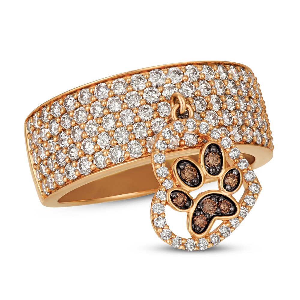 Le Vian Ombre Diamond Ring 1-5/8 ct tw 14K Strawberry Gold TUHtHrWe Le Vian Ombre Diamond Ring 1-5/8 ct tw 14K Strawberry Gold TUHtHrWe