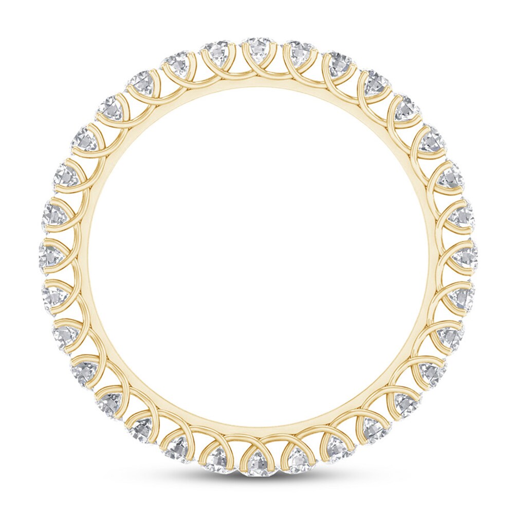 Diamond Eternity Band 1 ct tw Round 14K Yellow Gold TWU1XvsQ Diamond Eternity Band 1 ct tw Round 14K Yellow Gold TWU1XvsQ