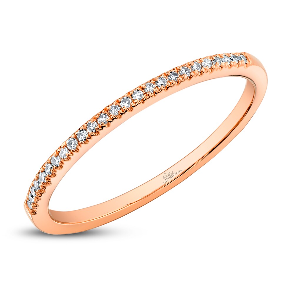 Shy Creation Diamond Ring 1/20 ct tw Round 14K Rose Gold SC55002544 Tn6yuVpx