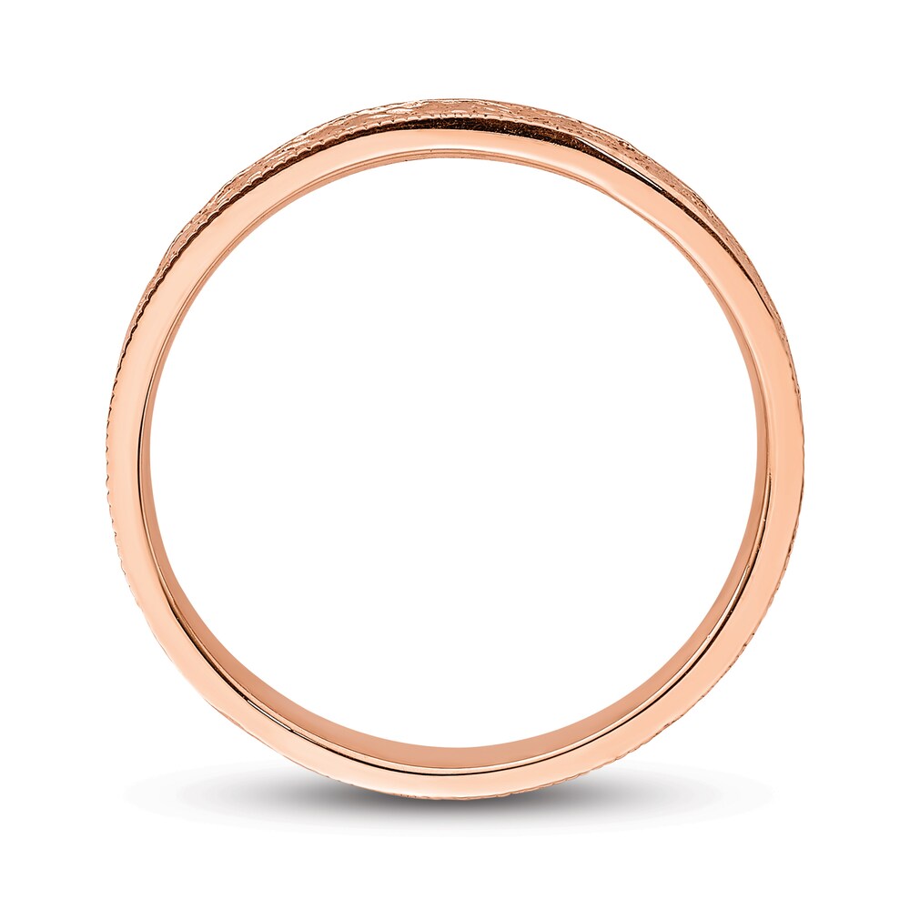 Polished Floral Ring 14K Rose Gold TpCi5VeZ Polished Floral Ring 14K Rose Gold TpCi5VeZ