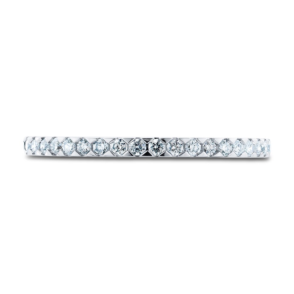 Diamond Anniversary Ring 1/6 ct tw Round 14K White Gold Tr8P4xAK