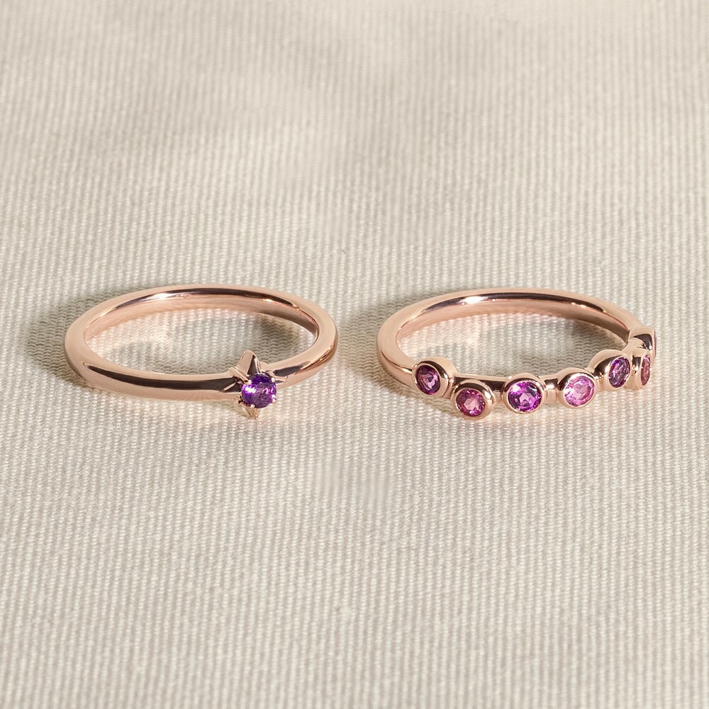 Juliette Maison Natural White Sapphire Ring 10K White Gold TzpUzRvo Juliette Maison Natural White Sapphire Ring 10K White Gold TzpUzRvo