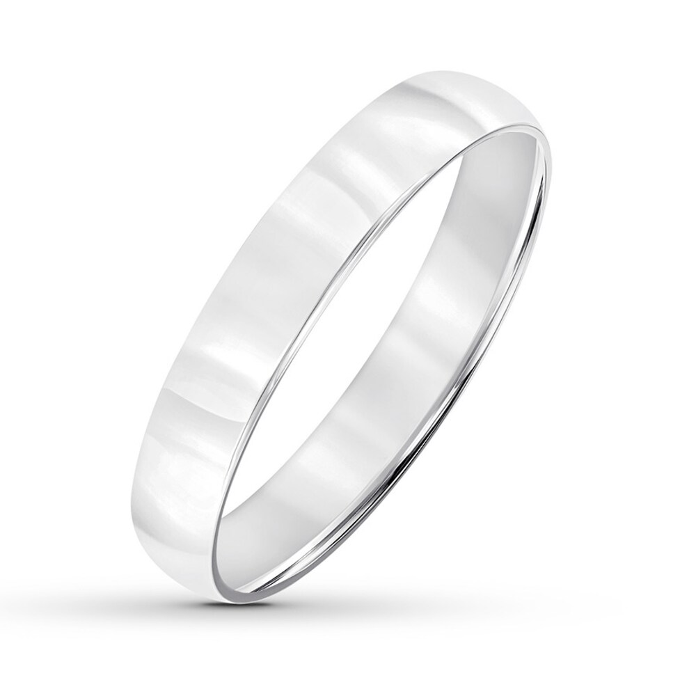 Wedding Band 4mm 14K White Gold U7X1AcOl Wedding Band 4mm 14K White Gold U7X1AcOl
