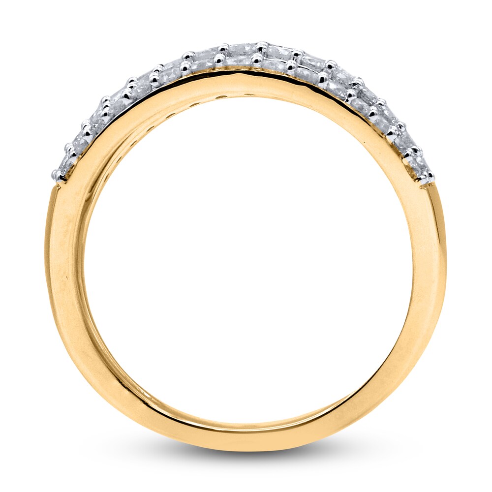 Diamond 5-Row Anniversary Band 1 ct tw Round 14K Yellow Gold UArJtVDD Diamond 5-Row Anniversary Band 1 ct tw Round 14K Yellow Gold UArJtVDD