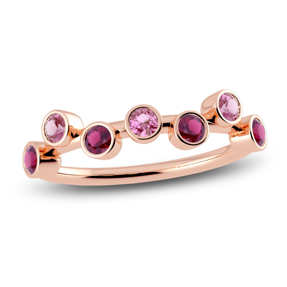 Juliette Maison Natural Pink Tourmaline & Natural Rhodolite Garnet Ring 10K Rose Gold UDWNu16F Juliette Maison Natural Pink Tourmaline & Natural Rhodolite Garnet Ring 10K Rose Gold UDWNu16F