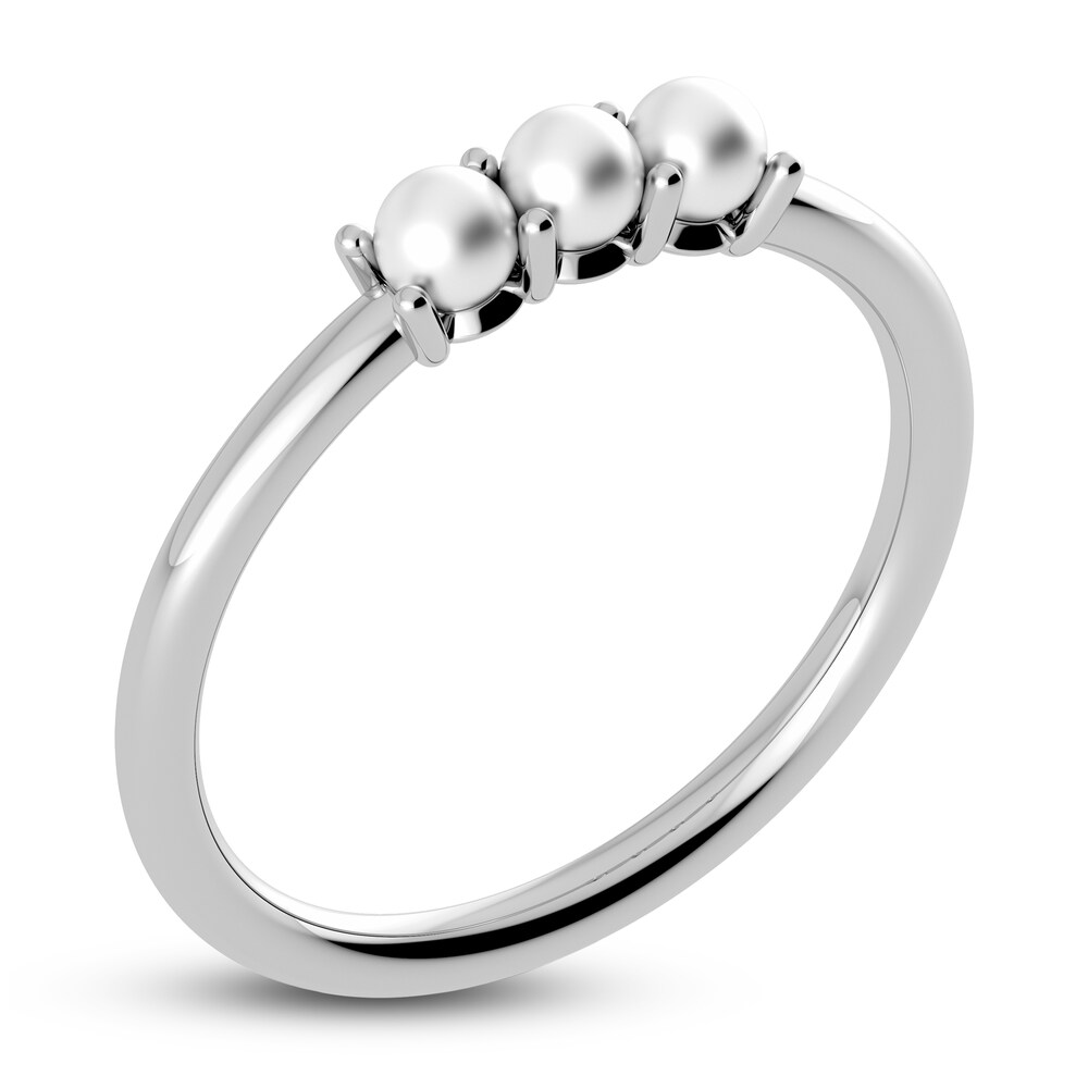 Juliette Maison Cultured Freshwater Pearl Trio Ring 10K White Gold UEwKFyuB Juliette Maison Cultured Freshwater Pearl Trio Ring 10K White Gold UEwKFyuB