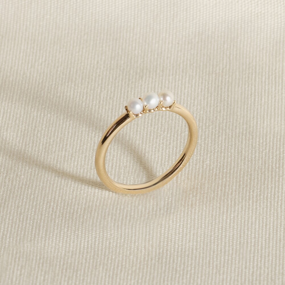 Juliette Maison Cultured Freshwater Pearl Trio Ring 10K White Gold UEwKFyuB Juliette Maison Cultured Freshwater Pearl Trio Ring 10K White Gold UEwKFyuB