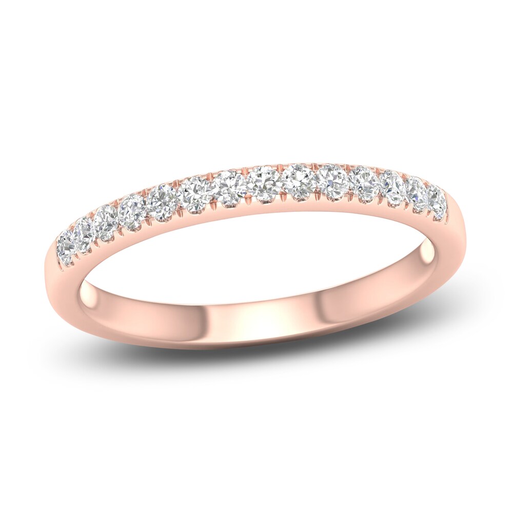 Diamond Wedding Band 1/4 ct tw Round 14K Rose Gold UUkSG1Du Diamond Wedding Band 1/4 ct tw Round 14K Rose Gold UUkSG1Du