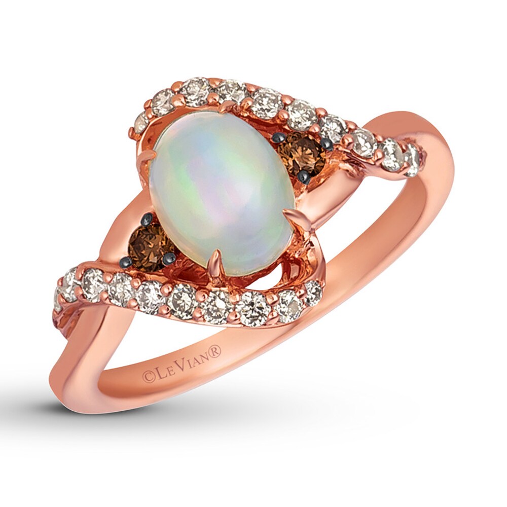 Le Vian Opal Ring 3/8 ct tw Diamonds 14K Strawberry Gold UZV3z68c Le Vian Opal Ring 3/8 ct tw Diamonds 14K Strawberry Gold UZV3z68c