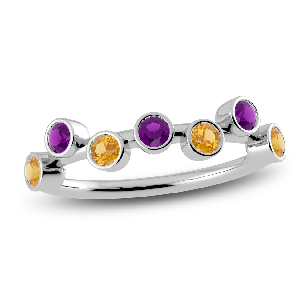 Juliette Maison Natural Amethyst & Natural Orange Citrine Ring 10K White Gold UoUxqgRb Juliette Maison Natural Amethyst & Natural Orange Citrine Ring 10K White Gold UoUxqgRb