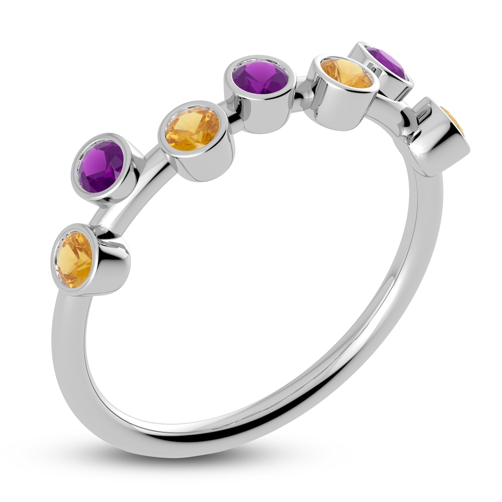 Juliette Maison Natural Amethyst & Natural Orange Citrine Ring 10K White Gold UoUxqgRb Juliette Maison Natural Amethyst & Natural Orange Citrine Ring 10K White Gold UoUxqgRb