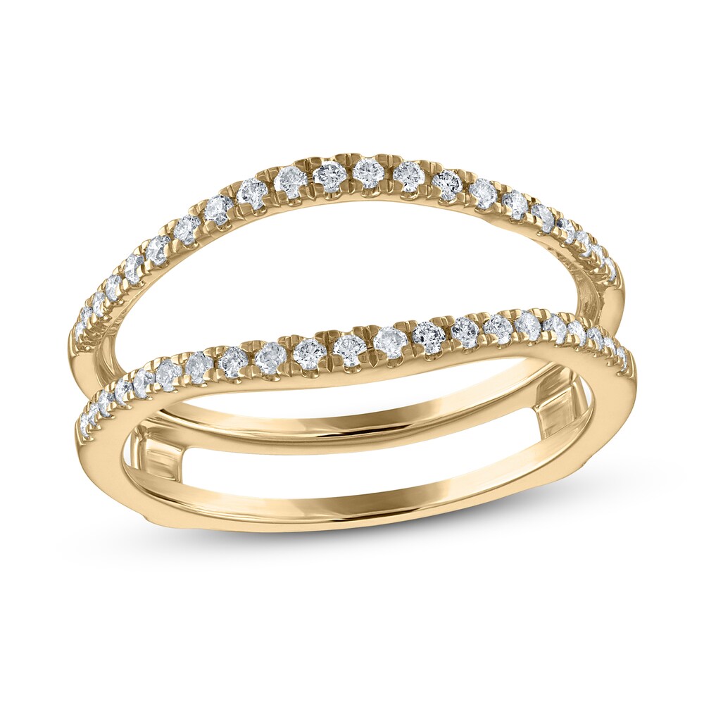 Diamond Enhancer Ring 1/4 ct tw Round 14K Yellow Gold UpAWavNt Diamond Enhancer Ring 1/4 ct tw Round 14K Yellow Gold UpAWavNt