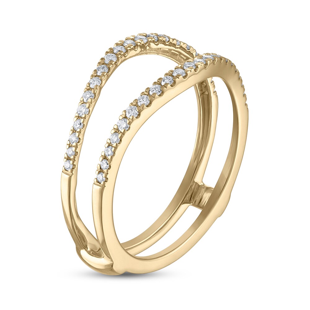 Diamond Enhancer Ring 1/4 ct tw Round 14K Yellow Gold UpAWavNt Diamond Enhancer Ring 1/4 ct tw Round 14K Yellow Gold UpAWavNt