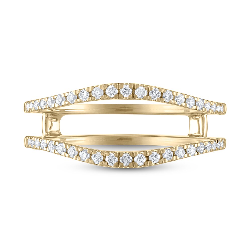 Diamond Enhancer Ring 1/4 ct tw Round 14K Yellow Gold UpAWavNt Diamond Enhancer Ring 1/4 ct tw Round 14K Yellow Gold UpAWavNt