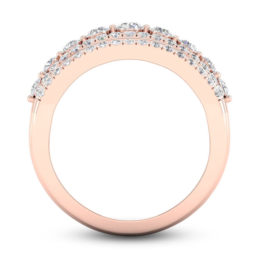 Diamond Ring 1 ct tw Round 10K Rose Gold V0kdlLZe Diamond Ring 1 ct tw Round 10K Rose Gold V0kdlLZe