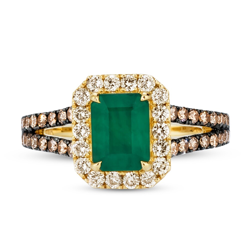 Le Vian Natural Emerald Ring 3/4 ct tw Diamonds 14K Honey Gold V1nv86xO Le Vian Natural Emerald Ring 3/4 ct tw Diamonds 14K Honey Gold V1nv86xO
