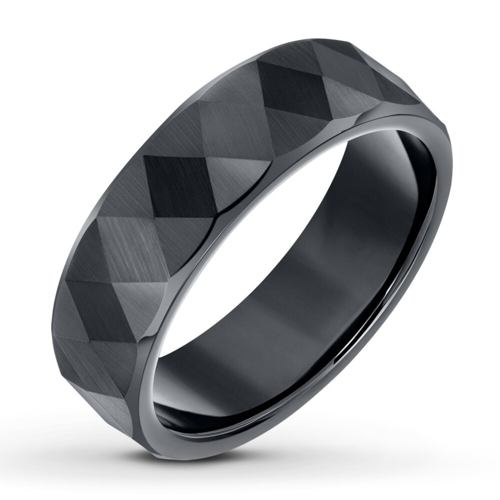 Wedding Band Black Tungsten Carbide 7mm VGi1oSXb Wedding Band Black Tungsten Carbide 7mm VGi1oSXb