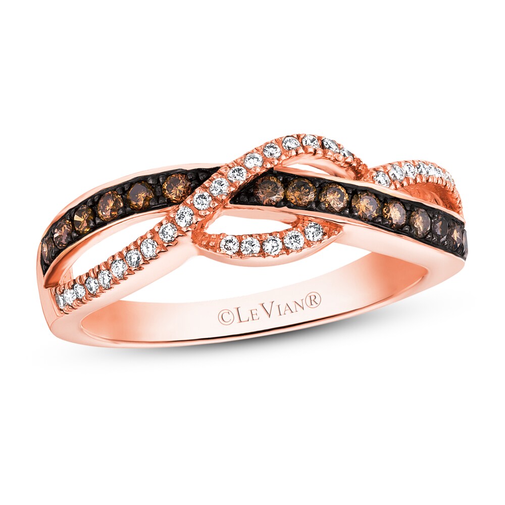 Le Vian Chocolate Diamonds 1/3 ct tw Ring 14K Strawberry Gold VI1jGy3p Le Vian Chocolate Diamonds 1/3 ct tw Ring 14K Strawberry Gold VI1jGy3p