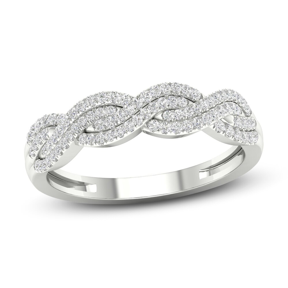 Diamond Ring 1/4 ct tw Round 10K White Gold VQjDXJZx