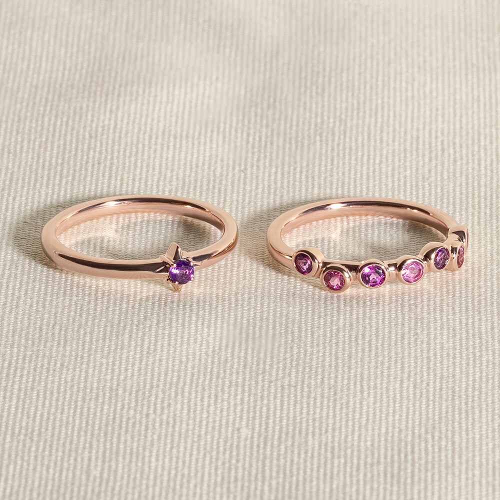 Juliette Maison Natural Garnet Ring 10K White Gold VTU3qeoq Juliette Maison Natural Garnet Ring 10K White Gold VTU3qeoq