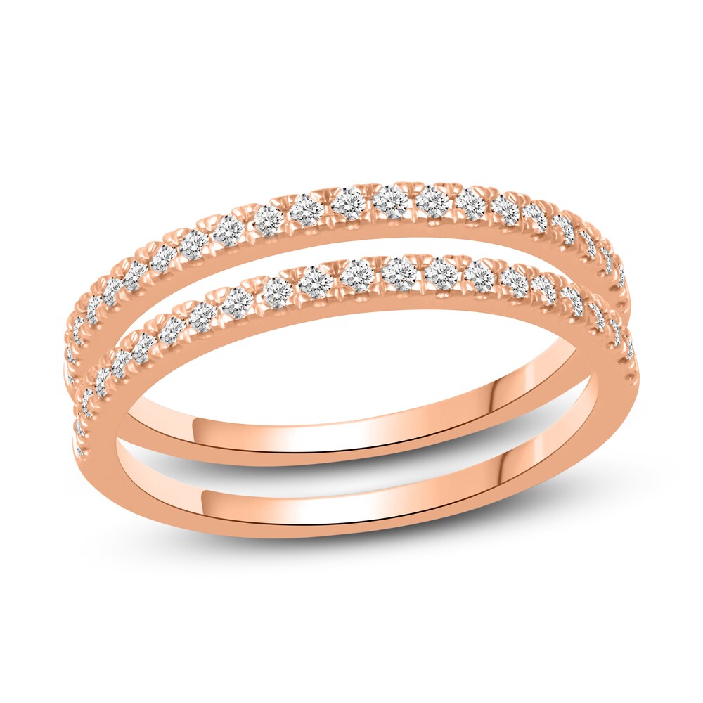 Diamond Double Wedding Band Set 1/4 ct tw 14K Rose Gold VTfnniL6 Diamond Double Wedding Band Set 1/4 ct tw 14K Rose Gold VTfnniL6