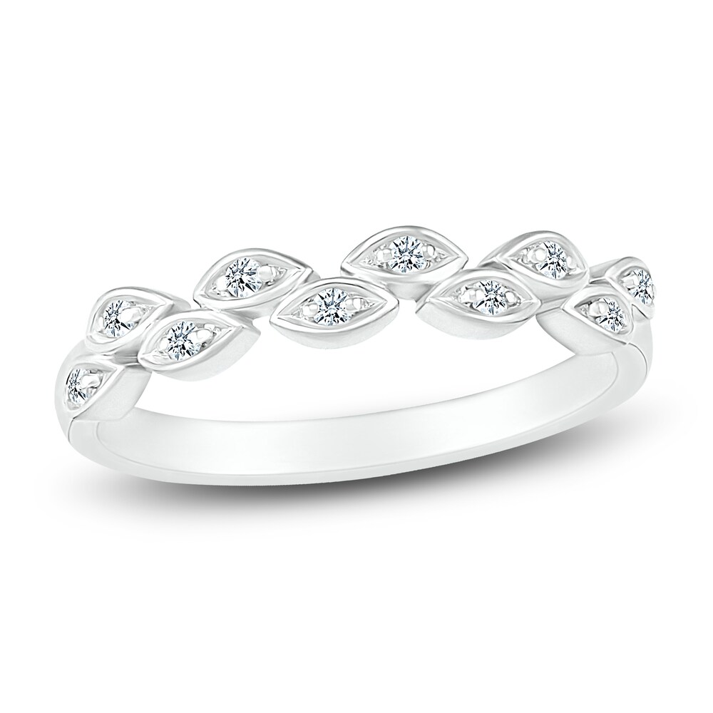 Diamond Marquise Anniversary Band 1/10 ct tw Round 14K White Gold VYKeanpV Diamond Marquise Anniversary Band 1/10 ct tw Round 14K White Gold VYKeanpV