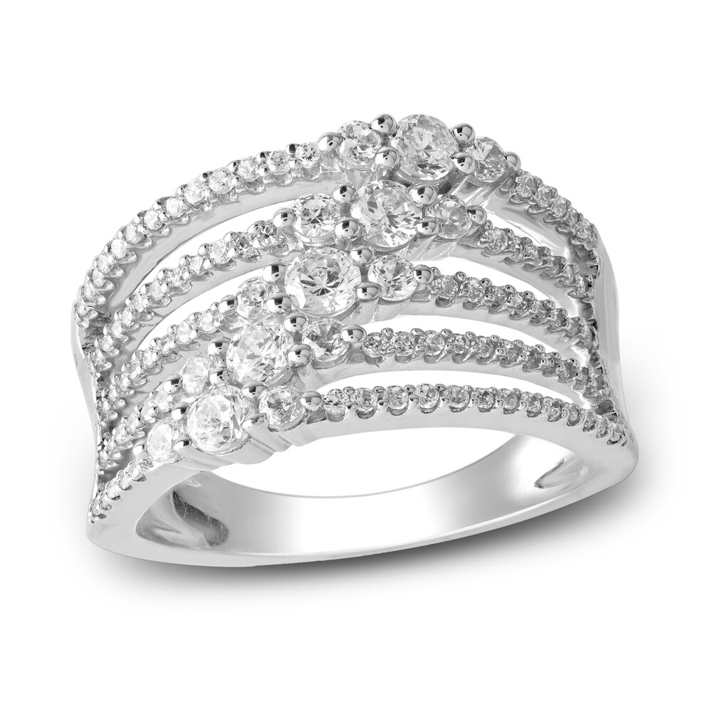 Diamond Ring 1 ct tw Round 14K White Gold/Rhodium VcT0Il64 Diamond Ring 1 ct tw Round 14K White Gold/Rhodium VcT0Il64