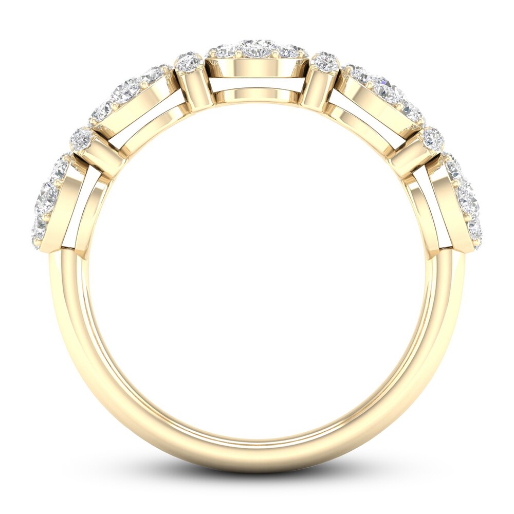 Diamond Anniversary Ring 3/4 ct tw 10K Yellow Gold VpsLf6w4 Diamond Anniversary Ring 3/4 ct tw 10K Yellow Gold VpsLf6w4