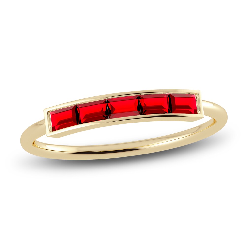 Juliette Maison Natural Ruby Baguette Bar Ring 10K Yellow Gold VvzoC1xY Juliette Maison Natural Ruby Baguette Bar Ring 10K Yellow Gold VvzoC1xY