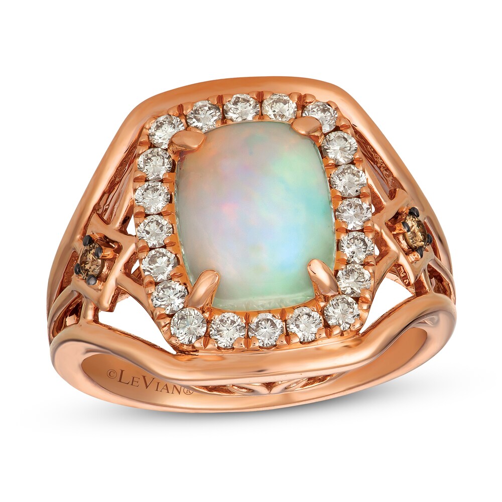 Le Vian Creme Brulee Opal Ring 1/2 ct tw Diamonds 14K Strawberry Gold Vz8EAFhB Le Vian Creme Brulee Opal Ring 1/2 ct tw Diamonds 14K Strawberry Gold Vz8EAFhB