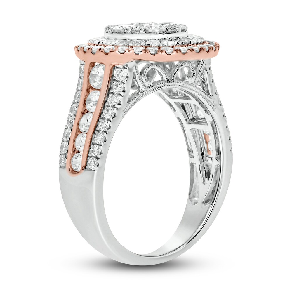 Diamond Ring 2 ct tw Round 14K Two-Tone Gold/Rhodium VzUYgOmT Diamond Ring 2 ct tw Round 14K Two-Tone Gold/Rhodium VzUYgOmT