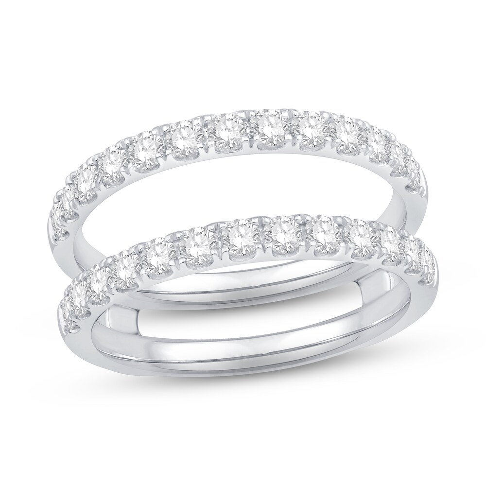 Diamond Enhancer Ring 1 ct tw Round Platinum WF0H1EIX Diamond Enhancer Ring 1 ct tw Round Platinum WF0H1EIX