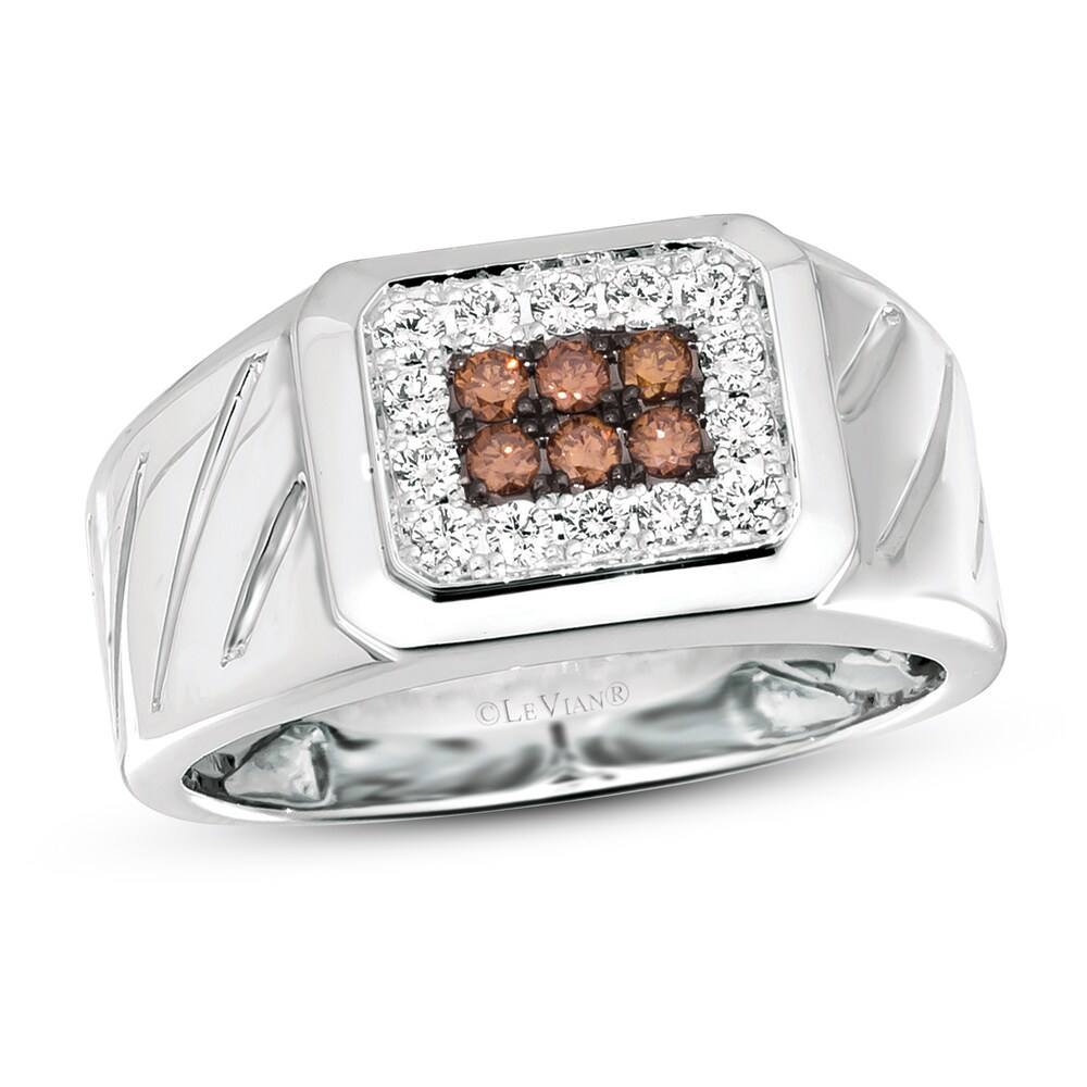 Le Vian Men's Diamond Ring 3/8 ct tw 14K Vanilla Gold WIOq5qB7 Le Vian Men's Diamond Ring 3/8 ct tw 14K Vanilla Gold WIOq5qB7