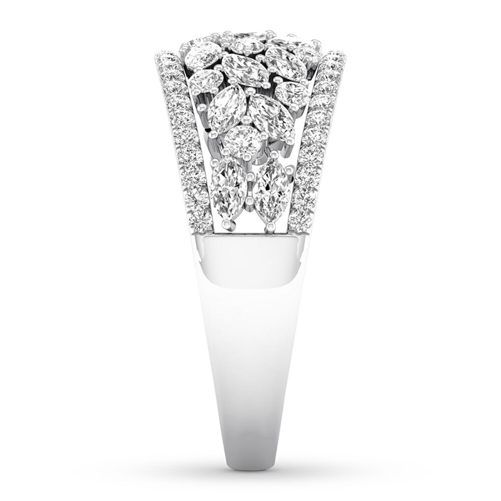 Diamond Anniversary Band 1-1/5 ct tw Round/Marquise 14K Gold WInvL1Mx