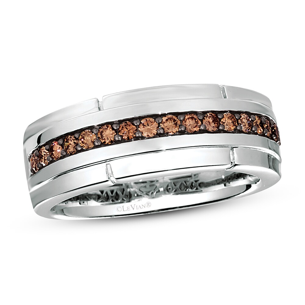 Le Vian Men's Chocolate Diamond Ring 3/8 ct tw 14K Vanilla Gold WOlPSQoH Le Vian Men's Chocolate Diamond Ring 3/8 ct tw 14K Vanilla Gold WOlPSQoH